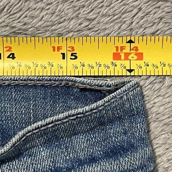 Levis 524 Jeans Womens 9M Blue Too Superlow Stretch Denim Pants - Picture 9 of 16